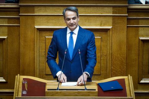 Πρόταση δυσπιστίας: LIVE ο Κυριάκος Μητσοτάκης στη Βουλή