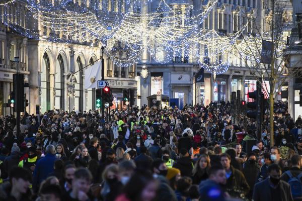 Χριστουγεννιάτικη αγορά στο Λονδίνο / Πηγή: AP
