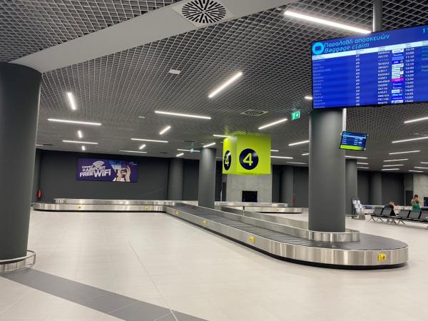 Χώρος παραλαβής αποσκευών νέου τερματικού σταθμού / Πηγή: Fraport