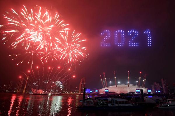 Πρωτοχρονιά στο Λονδίνο / Πηγή: AP Images