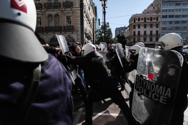 Μικροένταση και χημικά στο φοιτητικό συλλαλητήριο / Πηγή: Eurokinissi