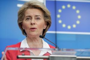 Η πρόεδρος της Ευρωπαϊκής Επιτροπής, η Ούρσουλα φον ντερ Λάιεν / Πηγή: ΑΠΕ-ΜΠΕ