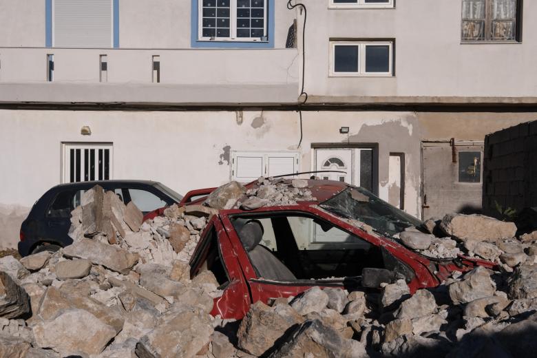 Καταστροφές από τον σεισμό στην Σάμο / Πηγή:  Intime