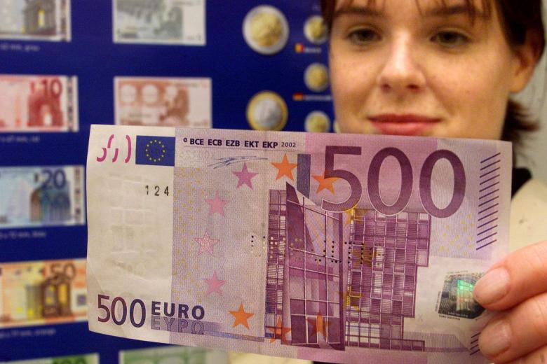 To χαρτονόμισμα των 500 ευρώ / Πηγή: AP