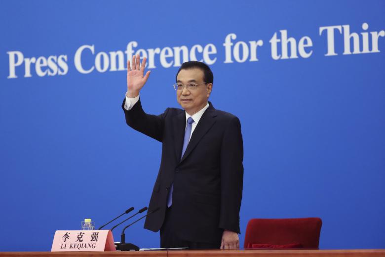 Ο Λι Κετσιάνγκ, ο πρωθυπουργός της Λαϊκής Δημοκρατίας της Κίνας / Πηγή: AP