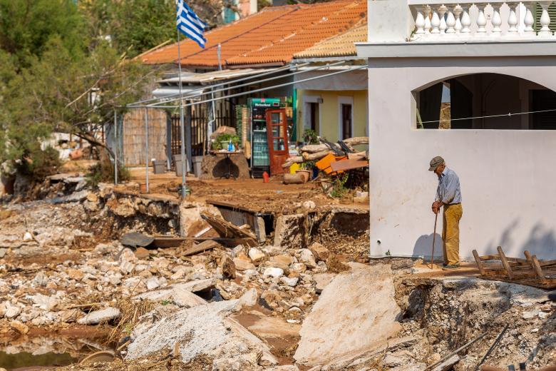 Καταστροφές απο τον κυκλώνα «Ιανός» / Πηγή: Intime