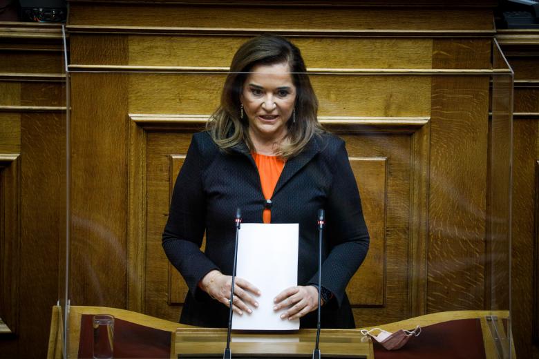 Η βουλευτής της Νέας Δημοκρατίας, Ντόρα Μπακογιάννη / Πηγή: Eurokinissi