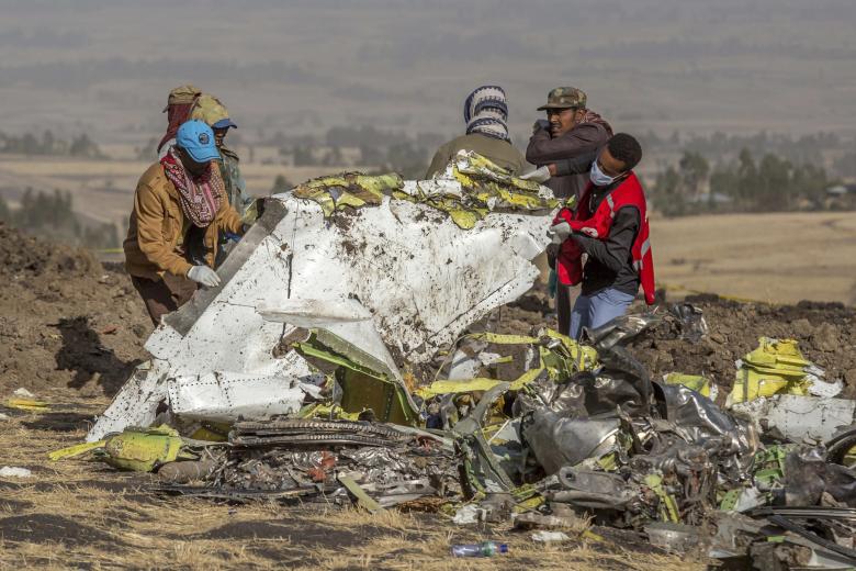Συντριβή του Boeing 737 MAX των Ethiopian Airlines τον Μάρτιο του 2019 παρέσυρε στον θάνατο 157 ανθρώπους / Πηγή: AP Images