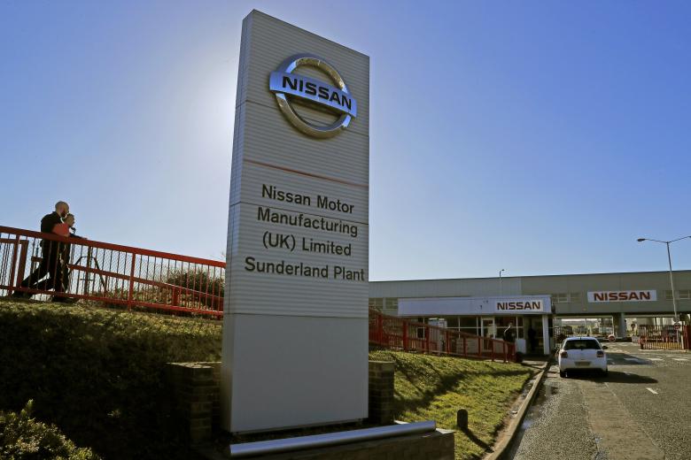 Το εργοστάσιο της Nissan στη βορειοανατολική Αγγλία / Πηγή: AP Newsroom