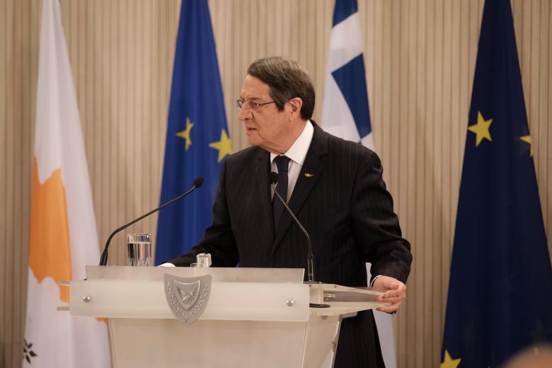 Ο Πρόεδρος της Κυπριακής Δημοκρατίας, Νίκος Αναστασιάδης / Πηγή: Eurokinissi