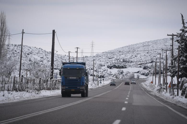 Κακοκαιρία Μήδεια: Απαγόρευσης κυκλοφορίας φορτηγών σε όλο το εθνικό δίκτυο