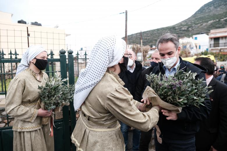 Επίσκεψη Μητσοτάκη στην Ικαρία / Πηγή: ΓΤ Πρωθυπουργού