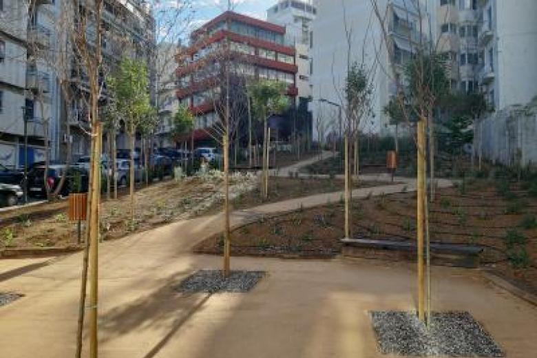 Pocket Park στο Παγκράτι / Πηγή: Δήμος Αθηναίων
