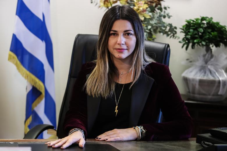 Η Σοφία Ζαχαράκη, υφυπουργός Τουρισμού / Πηγή: Eurokinissi
