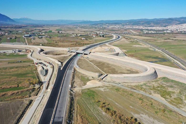 Τμήμα από το οδικό έργο Λαμία - Ξυνιάδα, που είναι υπό κατασκευή