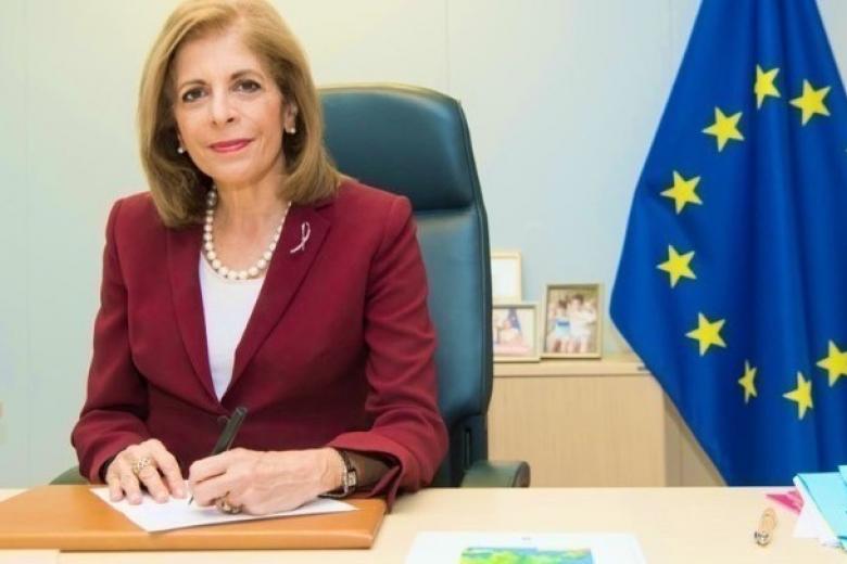 Η επίτροπος Υγείας της ΕΕ, Στέλλα Κυριακίδου / Πηγή: ΑΠΕ-ΜΠΕ
