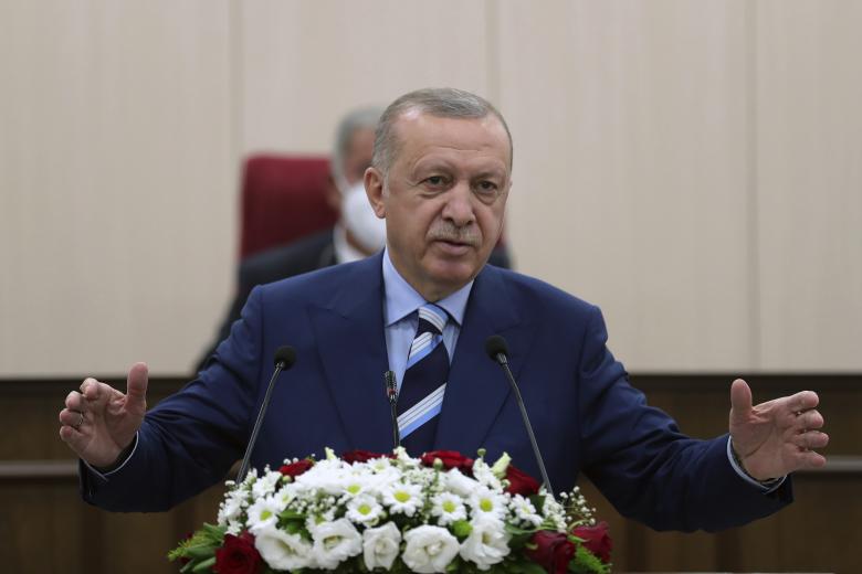 Ο Τούρκος πρόεδρος, Ρετζέπ Ταγίπ Ερντογάν / Πηγή: AP