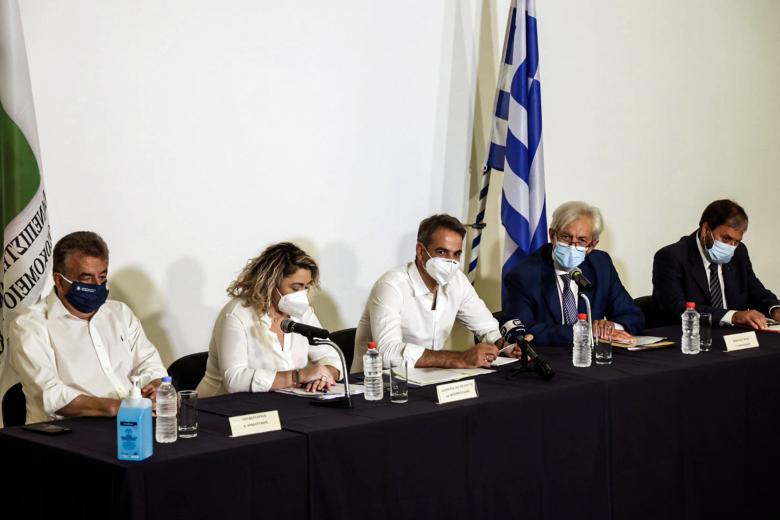 Επίσκεψη του πρωθυπουργού Κυριάκου Μητσοτάκη στην Κρήτη / Πηγή: Eurokinissi