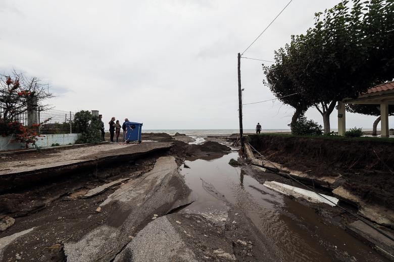 Καταστροφικές πλημμύρες στην Εύβοια