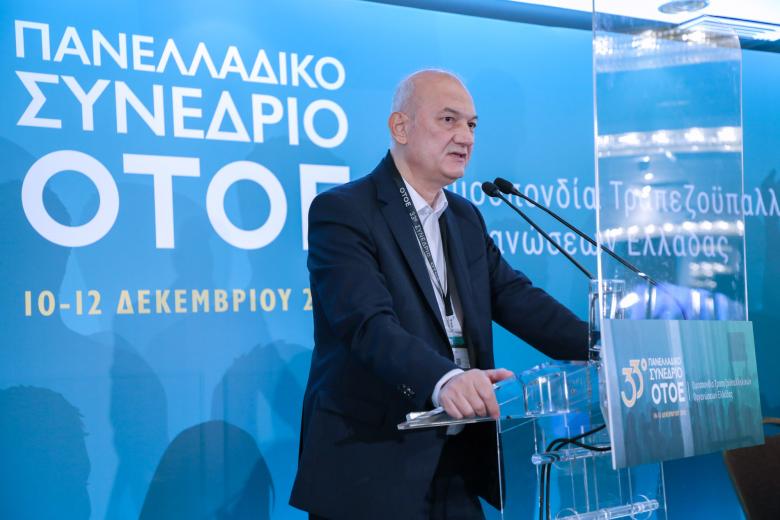 Ο πρόεδρος της ΟΤΟΕ Γιώργος Μότσιος