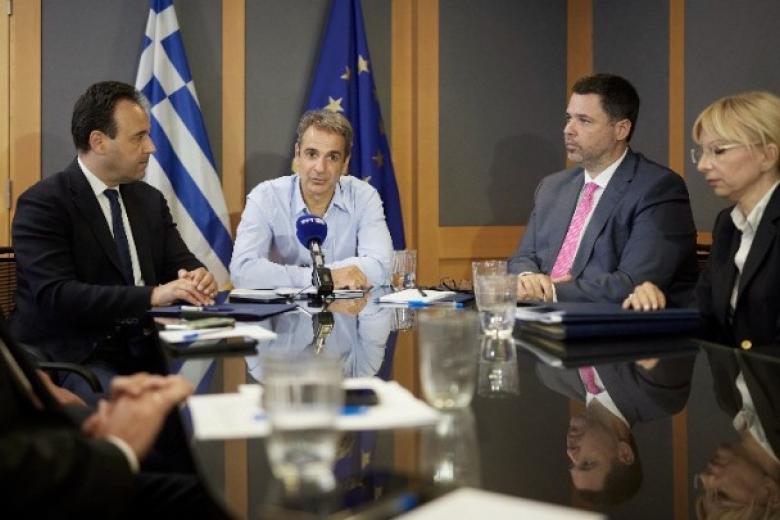 Μητσοτάκης στο υπουργείο Ψηφιακής Διακυβέρνησης