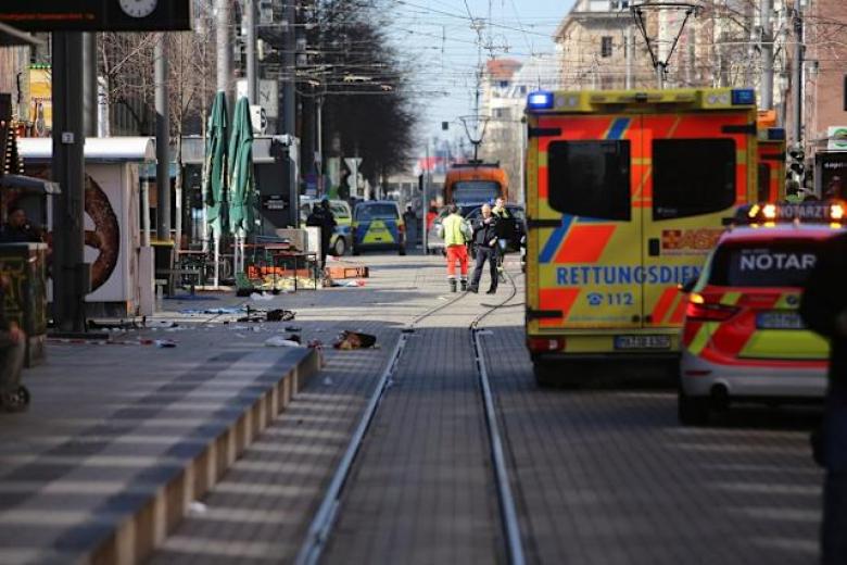 Επίθεση αυτοκινήτου σε πλήθος στο Μανχάιμ