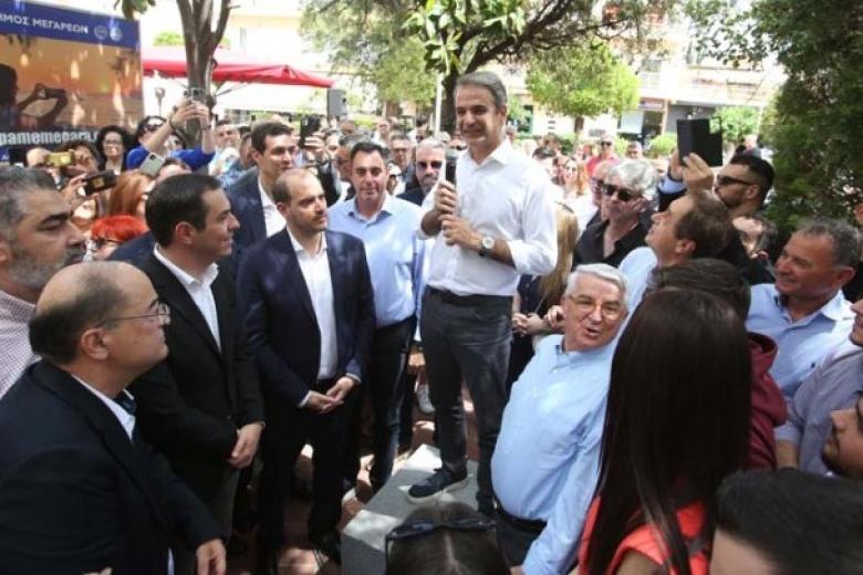 Κ. Μητσοτάκης στα Μέγαρα