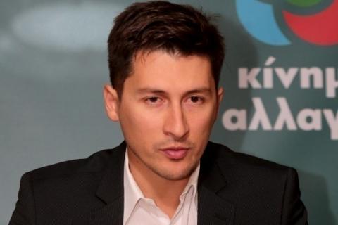 Ο εκπρόσωπος Τύπου του Κινήματος Αλλαγής Παύλος Χρηστίδης / Πηγή: ΑΠΕ-ΜΠΕ