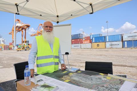 Ιβάν Σαββίδης: Επίσκεψη στις εγκαταστάσεις του ΟΛΘ - Ξεκίνησαν οι εργασίες στον «Προβλήτα 6»