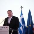 Στιγμιότυπο από την επίσκεψη του ΥΠΕΞ των ΗΠΑ Μάικ Πομπέο στην Ελλάδα