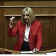 Η Φώφη Γεννηματά στο βήμα της Βουλής