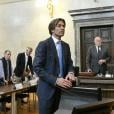 O πρώην υπουργός Οικονομικών της Αυστρίας Χάιντς Γράσερ στη δίκη του για την υπόθεση με τις χρυσές μίζες των 9,6 εκατ. ευρώ. Καταδικάστηκε σε κάθειρξη 8 ετών / Πηγή: AP Images