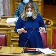 Η υφυπουργός Εργασίας και Κοινωνικών Υποθέσεων, αρμόδια για τη Δημογραφική Πολιτική και την Οικογένεια, Μαρία Συρεγγέλα / Πηγή: Eurokinissi