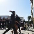 Στιγμιότυπο από την ένταση στο ΑΠΘ
