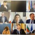 Η υφυπουργός Τουρισμού Σοφία Ζαχαράκη στην τηλεδιάσκεψη υπουργών και υφυπουργών Τουρισμού της ΕΕ