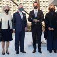 Κυριάκος και Μαρέβα Μητσοτάκη με τον πρίγκιπα Κάρολο και την Καμίλα έξω από την Εθνική Πινακοθήκη