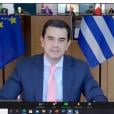 Ο υπουργός Περιβάλλοντος και Ενέργειας, Κώστας Σκρέκας, στη σημερινή Σύνοδο Ηγετών για το Κλίμα