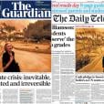 Πρωτοσέλιδα βρετανικού Τύπου