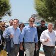 Ο Κυριάκος Μητσοτάκης στην Ψέριμο