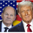 Trump, Scholz, 2